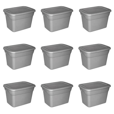 sterilite 10 gallon tote steel